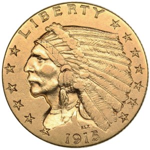 USA 2 1/2 Dollars 1915