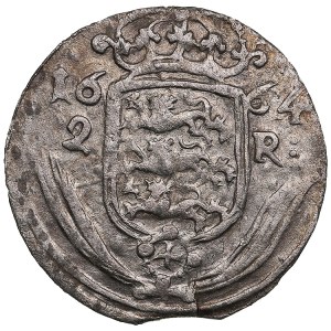 Reval, Sweden 2 Öre 1664 - Karl XI (1660-1697)