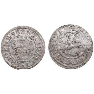 Small group of Riga, Poland Solidus 1595, 1596 (2)