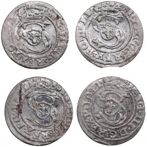 Small collection of Riga, Poland Solidus 1597, 1598, 1599, 1600(4)