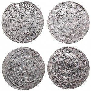 Small collection of Riga, Poland Solidus 1598 (4)