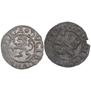 Small group of coins: Courland Schlling 1576 (2)
