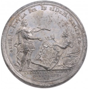 Estonia, Russian Empire Medal 1710 - Capture of Arensburg - NGC UNC DETAILS