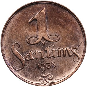 Latvia 1 Santims 1935