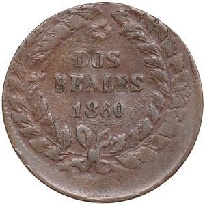 Argenina, Buenos Aires 2 Reales 1860 - Mint error