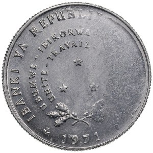 Burundi 5 Francs 1971 - Mint error
