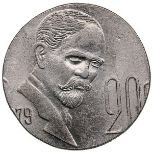 Mexico 20 Centavos 1979 - Mint error