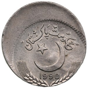 Pakistan 25 Paisa 1990 - Mint error