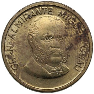 Peru 20 Centimes ND - Mint error