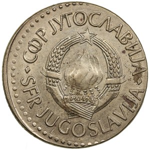 Yugoslavia 10 Dinara 1984 - Mint error