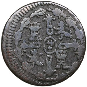 Spain 8 Maravedis 1817 - Mint error