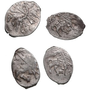 Small group of coins: Russia AR Kopeck (4)