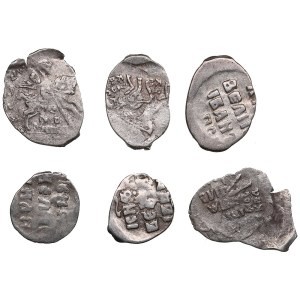 Group of Russia wire coins (6)