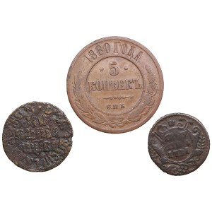 Small group of Russian coins (3)