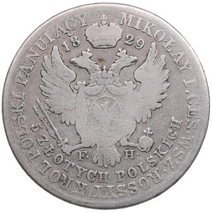 Poland, Russia 5 Złotych 1829 FH