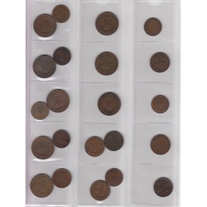 Lot of coins: Russia (22)