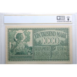 Germany, Lithuania 1000 Mark 1918 Kowno - PCGS 64 CHIOCE UNC