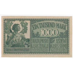 Germany, Lithuania, Kowno (Kaunas) 1000 Mark 1918