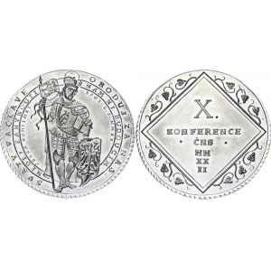 Czech Republic Tin Medal SVATÝ VÁCLAVE ORODUJ ZA NÁS - X KONFERENCE 2020