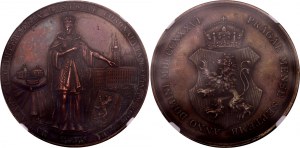 Austria Copper Medal Maria Anna Coronation as Queen of Bohemia 1836 NGC MS 62 BN
