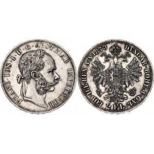Austria 2 Florin 1873