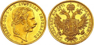 Austria 1 Dukat 1871 A