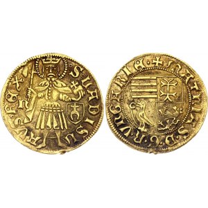 Hungary 1 Goldgulden 1458 - 1470 (ND) n-Shield