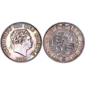 Great Britain 1/2 Crown 1818
