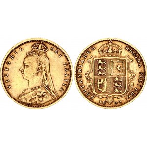 Great Britain 1/2 Sovereign 1892