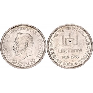 Lithuania 10 Litu 1938