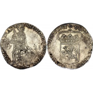Netherlands Utrecht 1 Silver Dukat 1721