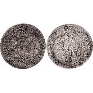 Poland 1 Grossus 1652 Wilno Mint