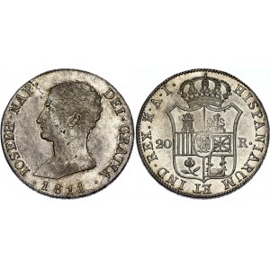 Spain 20 Reales 1811 AI