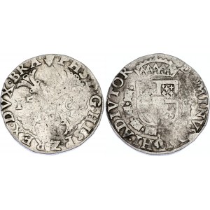 Spanish Netherlands 1/2 Daalder 1569