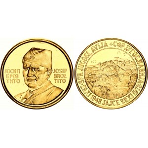 Yugoslavia Gold Medal Marshall Tito 1973 (ND)