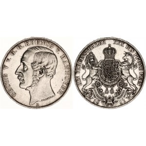 German States Hannover 1 Taler 1857 B
