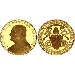 Vatican Gold Medal Joannes XXIII Pontifex Maximus 1963