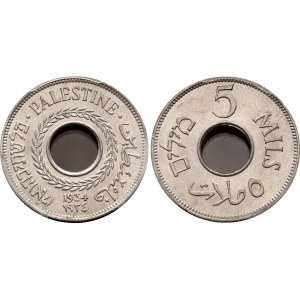 Palestine 5 Mils 1934 PCGS MS 64