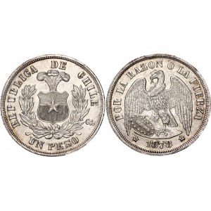 Chile 1 Peso 1878 So