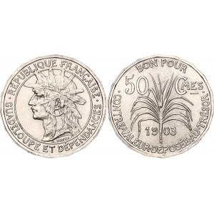 Guadeloupe 50 Centimes 1903