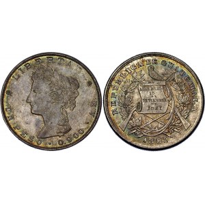 Guatemala 1 Peso 1882 A.E.