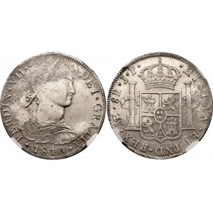 Peru 8 Reales 1810 JP NGC UNC