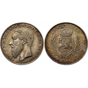 Belgian Congo 50 Centimes 1891