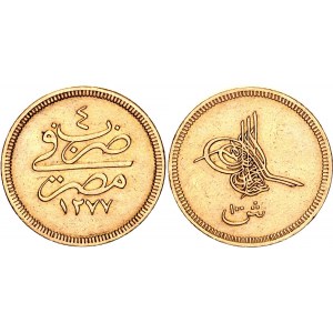 Egypt 100 Qirsh 1861 AH 1277//4