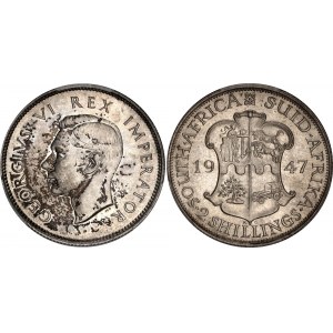 South Africa 2 Shillings 1947 PCGS PR 64