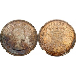 South Africa 2-1/2 Shillings 1956 NGC PF 64