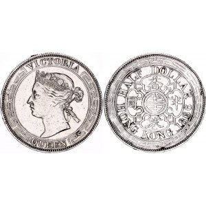 Hong Kong 1/2 Dollar 1866