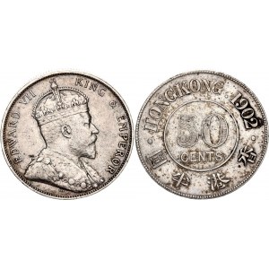 Hong Kong 50 Cents 1902