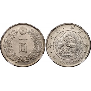 Japan 1 Yen 1914 (3) NGC MS 63