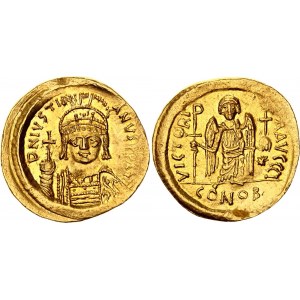Byzantium Justinian I Solidus 538 - 545 AD Constantinople Mint